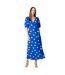 Robe mi-longue femme bleu Dorothy Perkins