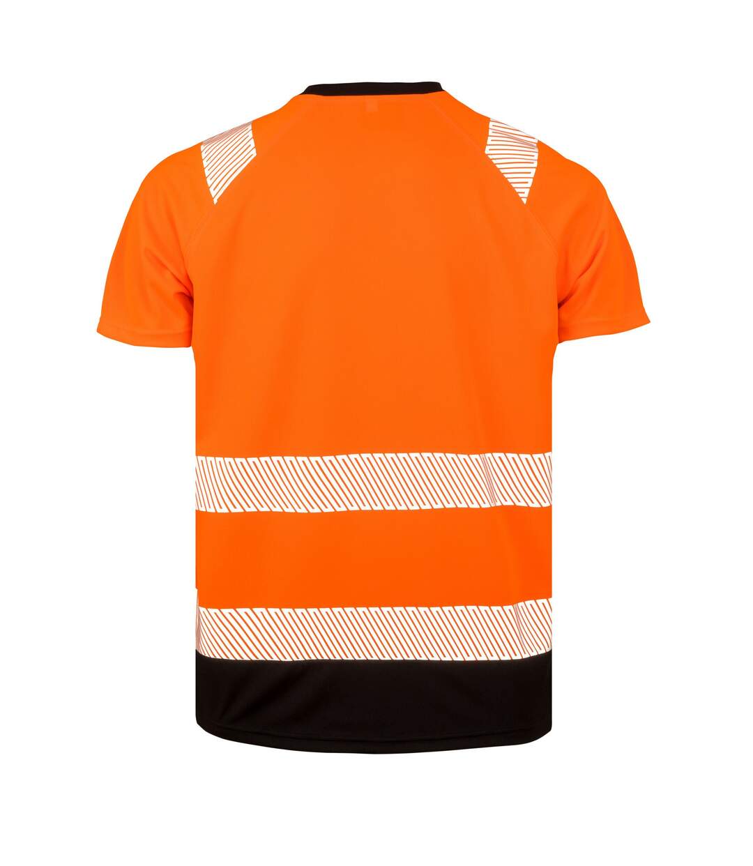 T-shirt de sécurité homme orange fluo Result Genuine Recycled-2
