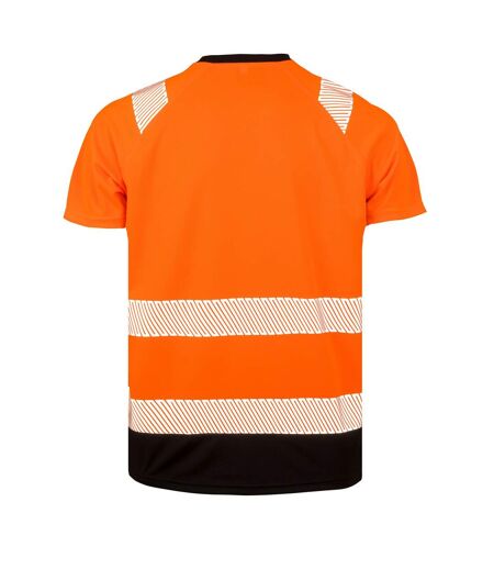 T-shirt de sécurité homme orange fluo Result Genuine Recycled