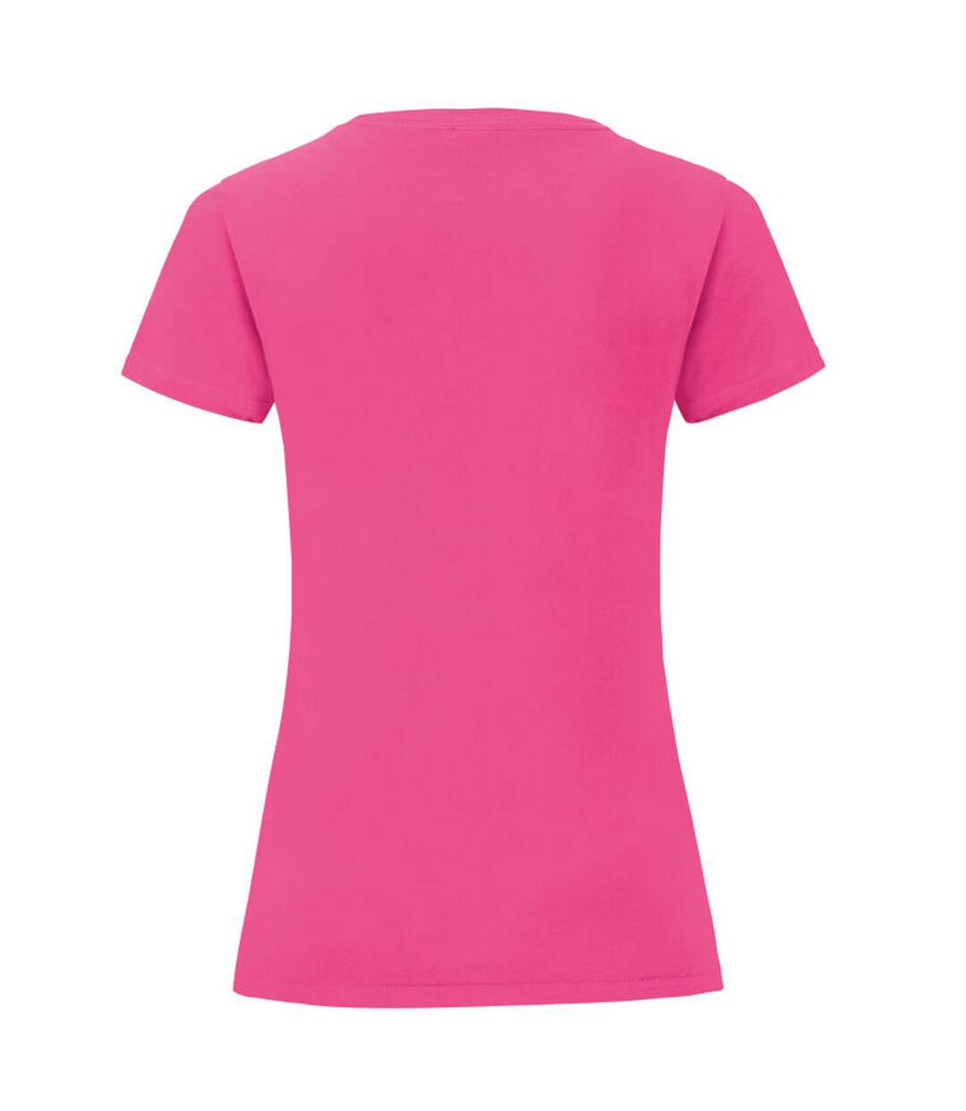 T-shirt iconic femme fuchsia Fruit of the Loom-2