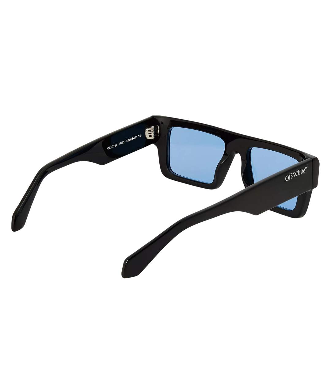 Mens Minneapolis Rectangle Sunglasses One Size Black Blue Off White-2