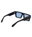Mens Minneapolis Rectangle Sunglasses One Size Black Blue Off White-2