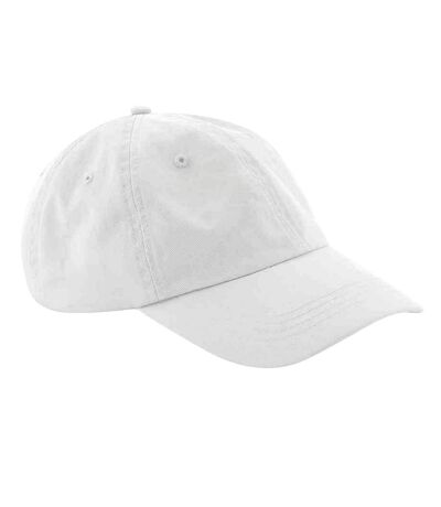 Beechfield Unisex Adult Cotton Baseball Cap (White)