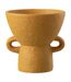 Vase Rond Design Zenia 25cm Ocre-1