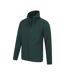 Mens Camber Fleece Full Zip Hoodie Dark Green Mountain Warehouse-3