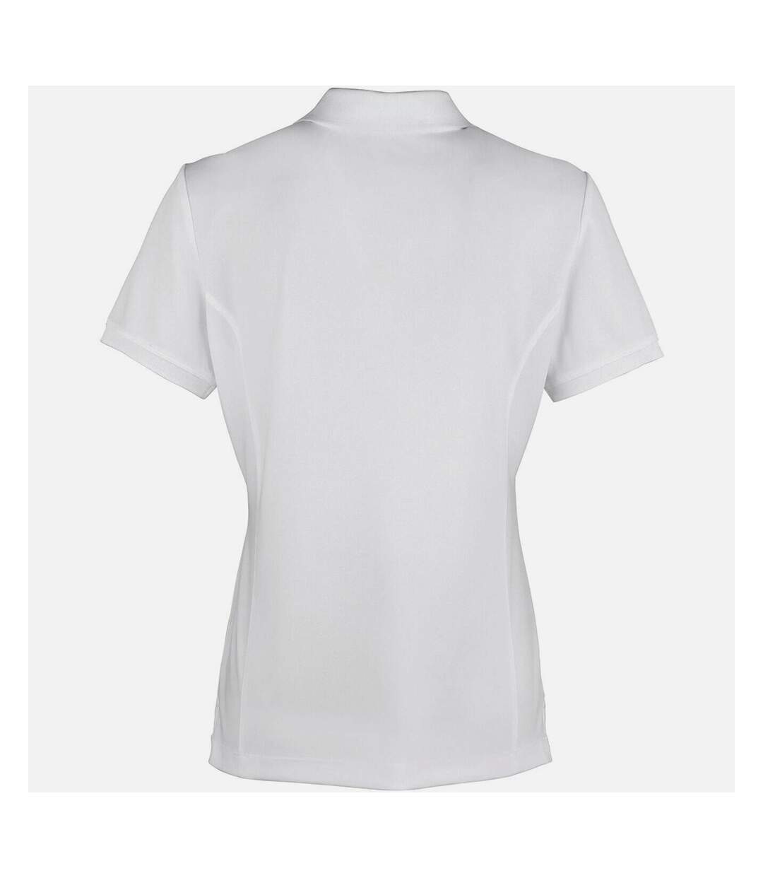 Coolchecker polo à manches courtes femme blanc Premier