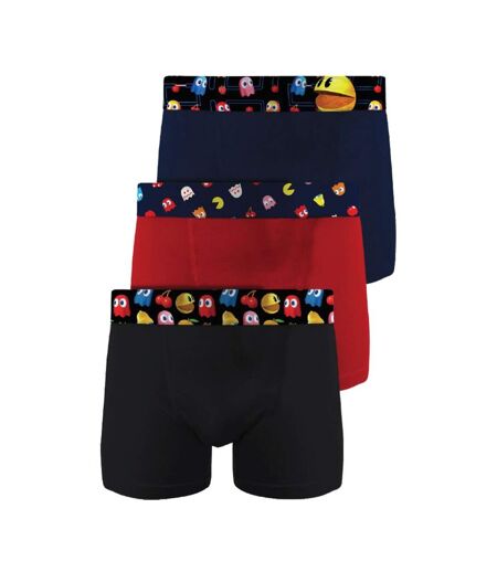 Boxer No Publik Featuring Pacman Homme Confort et Fantaisie en Coton -Assortiment modèles photos selon arrivages- - Pack de 3