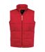 Veste Sans Manches Motif/style Uni Homme Rouge B&C-1