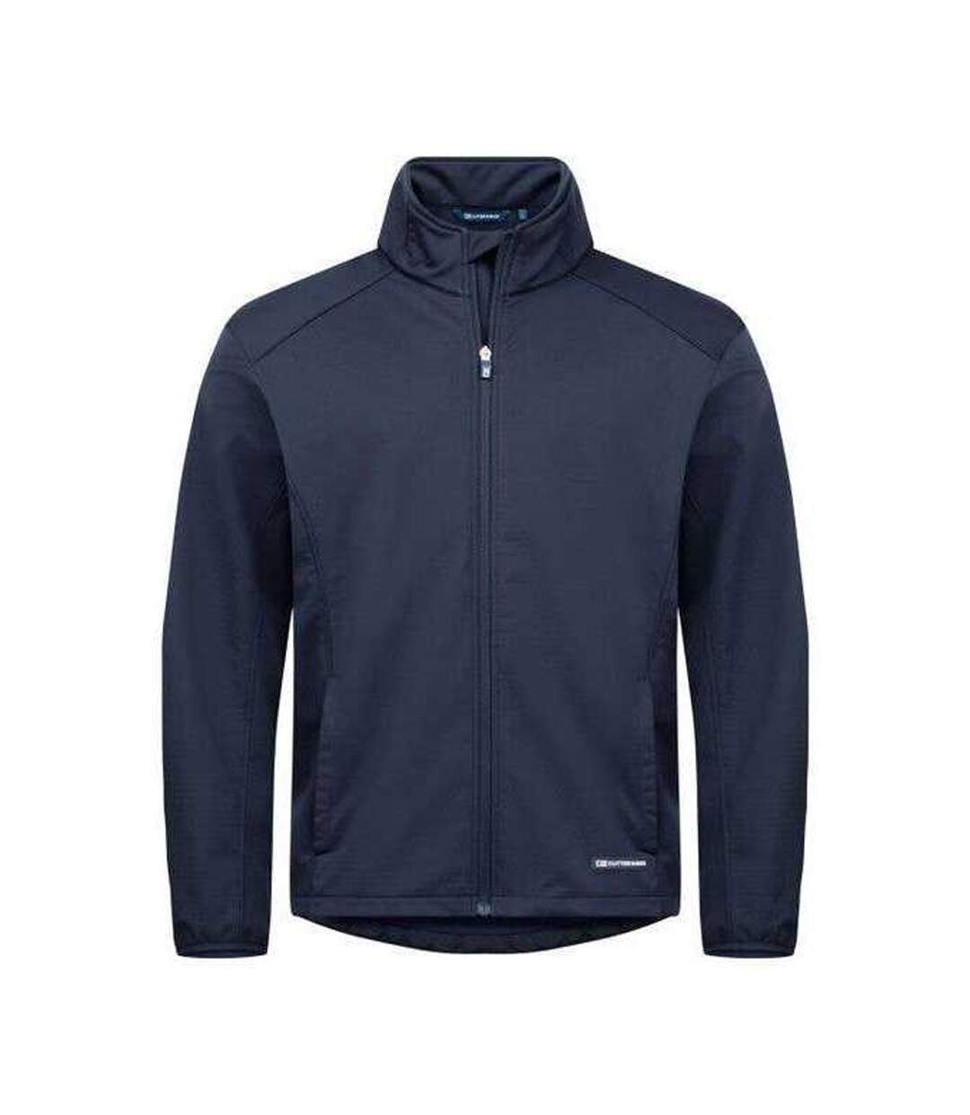 Mens Oak Harbor Water Resistant Soft Shell Jacket Dark Navy Cutter & Buck-1