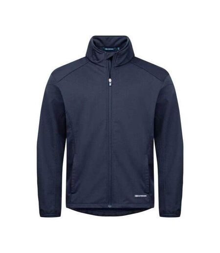 Mens Oak Harbor Water Resistant Soft Shell Jacket Dark Navy Cutter & Buck