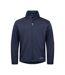 Mens Oak Harbor Water Resistant Soft Shell Jacket Dark Navy Cutter & Buck-1
