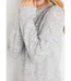 Robe-pull courte tricot ajouré col rond-3