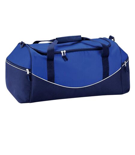 Quadra Teamwear Holdall Duffel Bag (55 liters) (Pack of 2) (Bright Royal/French Navy/White) (One Size)
