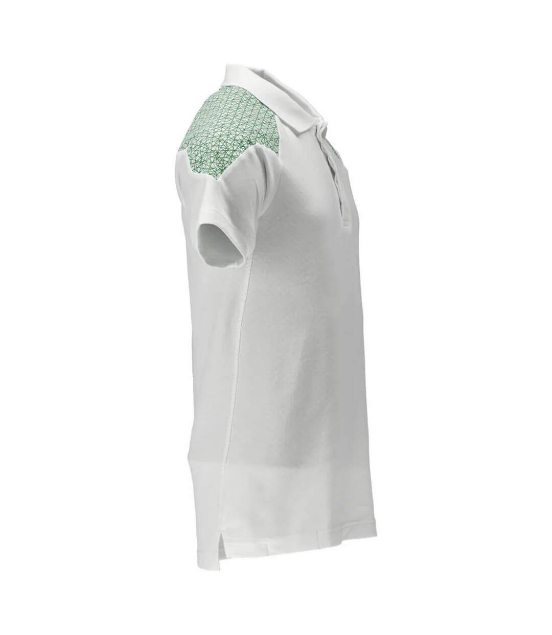 Polo Food & Care Homme Blanc Vert Gazon Mascot-3