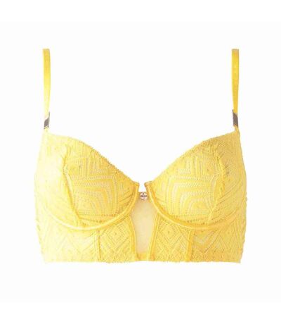 Soutien-gorge corbeille jaune Nina