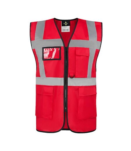 Gilet Haute Visibilité Co² Neutral Hamburg Adulte Rouge Korntex