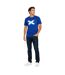 Unisex Adult Scottish Flag T-shirt Blue AWD-1