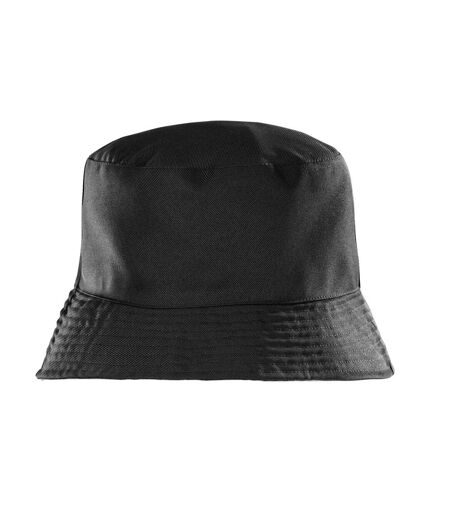 Unisex Adult Reversible Bucket Hat Black Result Recycled