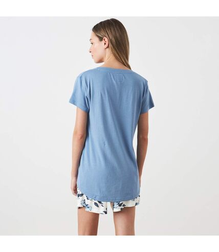 Short-sleeved V-neck pajamas JJBDH0602 for women