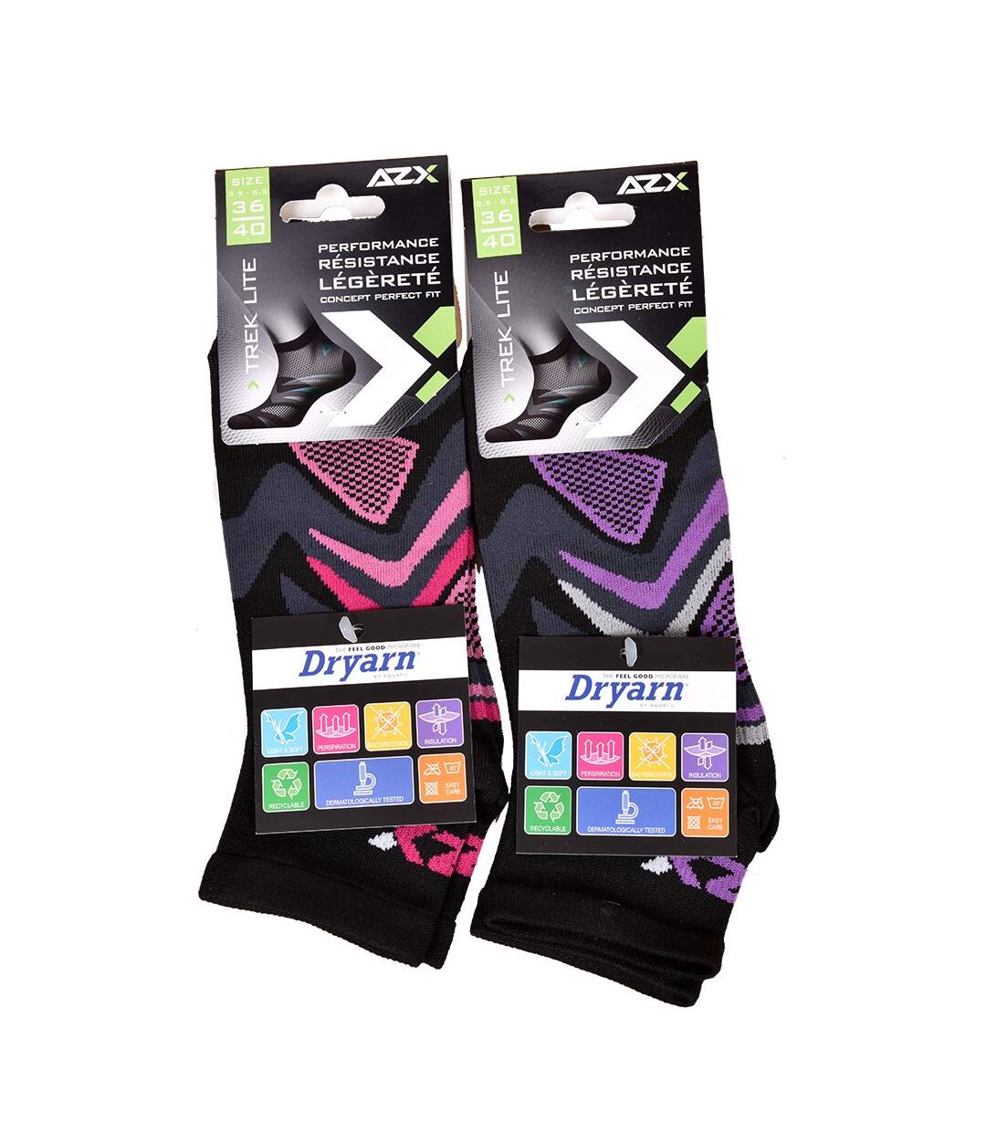 Chaussettes Femme Socquettes Tiges courtes Coton Majoritaire Pack de 2 Paires Performance AZX