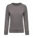 Sweat shirt coton bio - Femme - K481 - gris storm