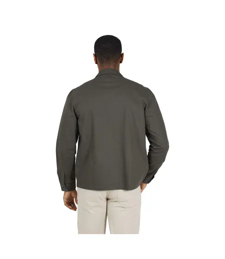 Veste Motif/style À Col Homme Marron Kaki Brave Soul