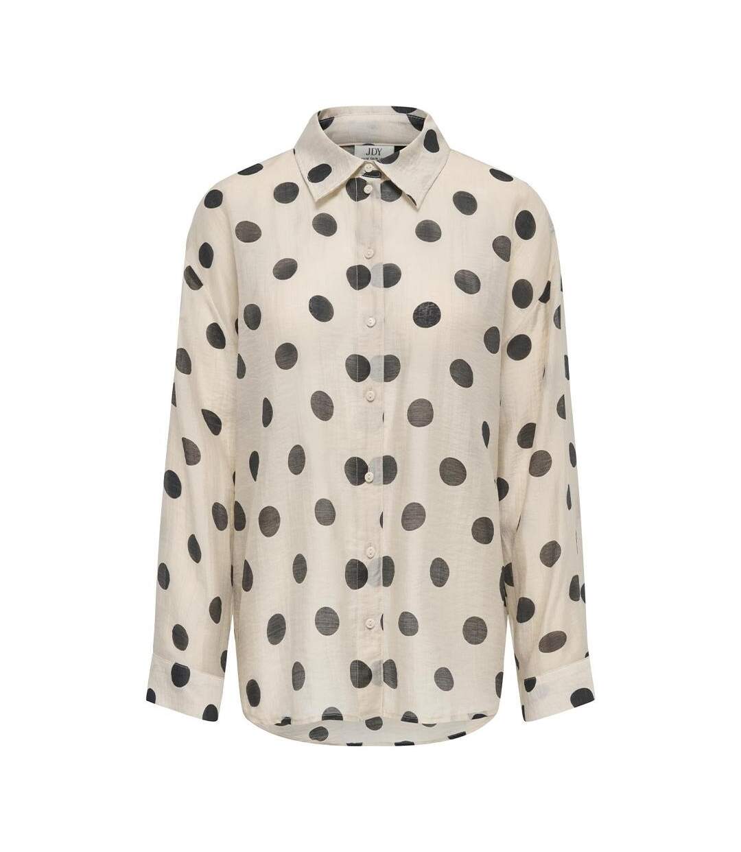 Chemise à pois beige femme jdy fay-1