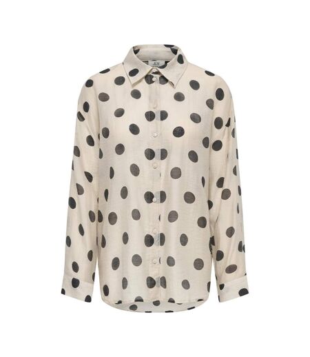 Chemise à pois beige femme jdy fay