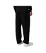 Mens Plain Jogging Bottoms Black Everlast-2