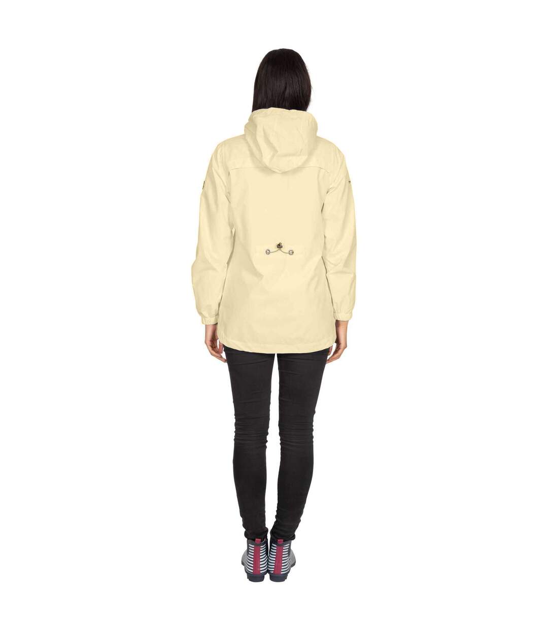 Womens/ladies Flourish Waterproof Jacket Pale Maize Trespass-4