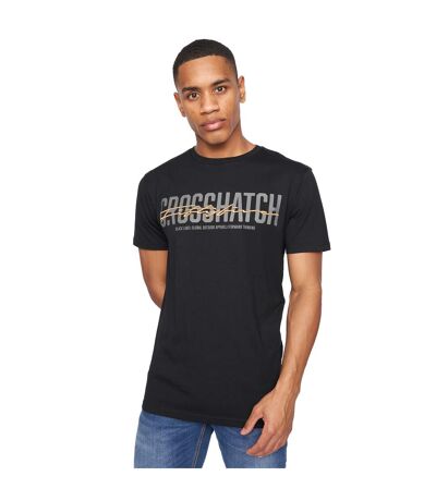 T-shirt gooch homme noir Crosshatch Crosshatch