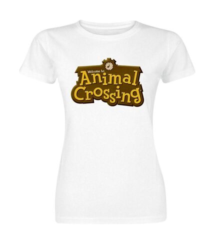 Animal Crossing - T-shirt - Femme (Blanc) - UTHE112