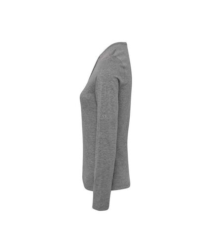 Premier Womens/Ladies Marl Roll Sleeve T-Shirt (Grey Marl) - UTPC5674