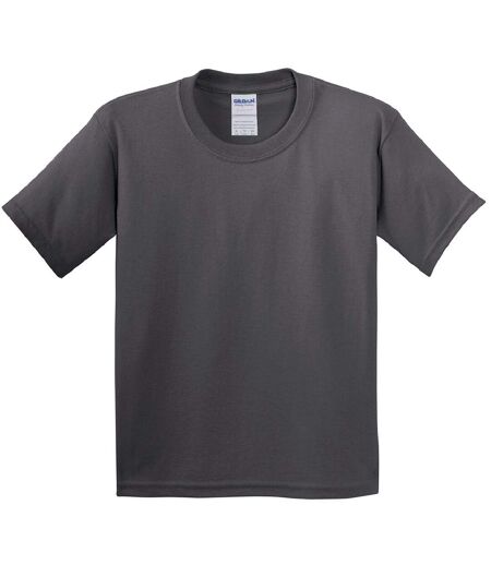 Youth Unisex Heavy Cotton T-shirt Charcoal Gildan