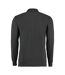 Kustom Kit Mens Pique Long-Sleeved Polo Shirt (Graphite) - UTPC6318