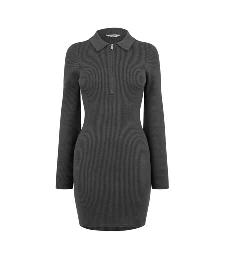Robe Chemisier Courte Femme Gris Jack Wills
