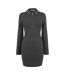 Robe Chemisier Courte Femme Gris Jack Wills-1