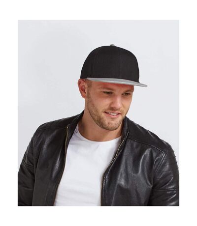 Casquette Ajustable Adulte Noir Gris Beechfield