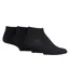 3 Pack Mens Plain Bamboo Trainer Liner Socks - Soft Breathable Everyday Comfort-1