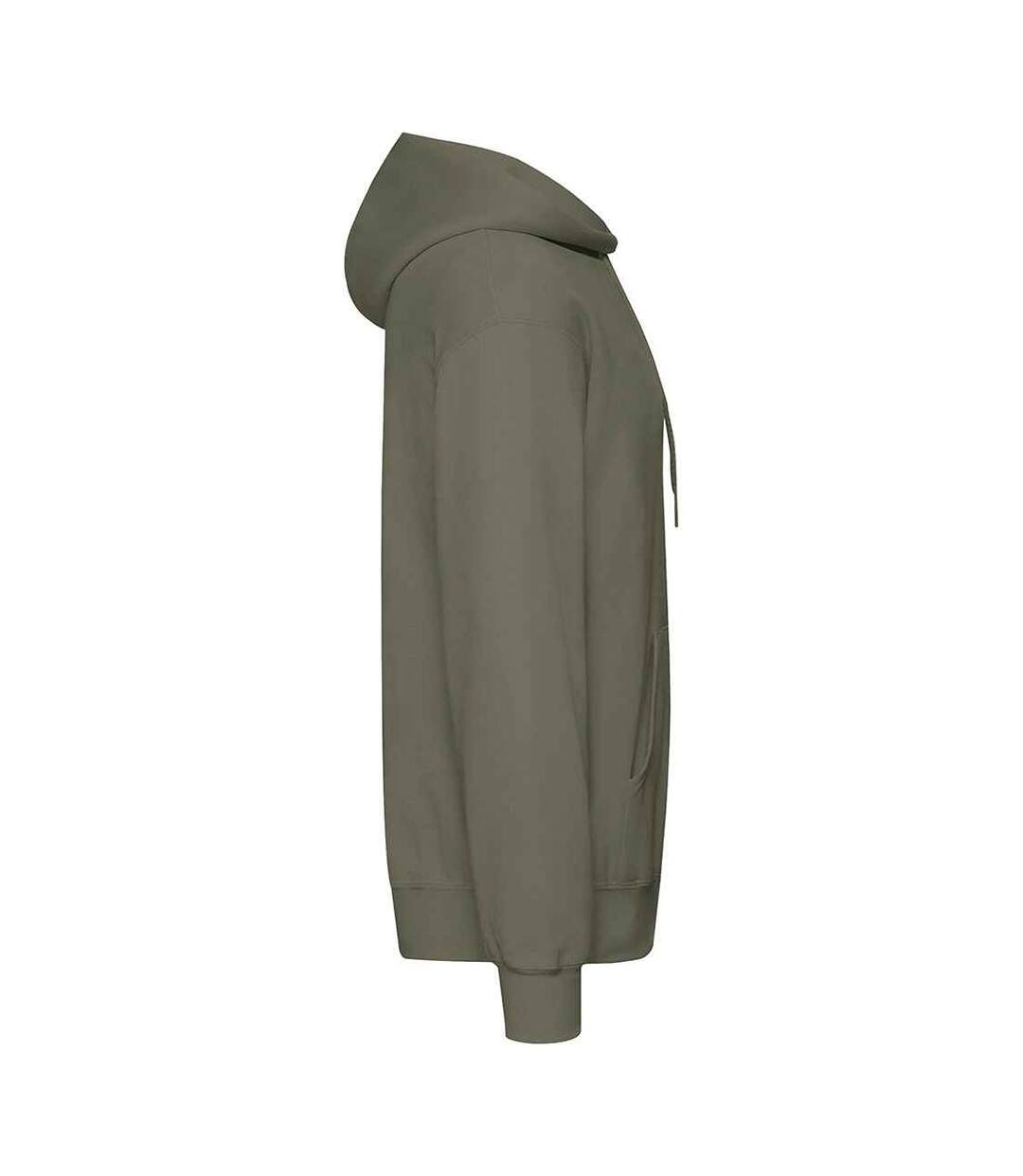 Sweat À Capuche Classic Adulte Olive Classique Fruit Of The Loom-3