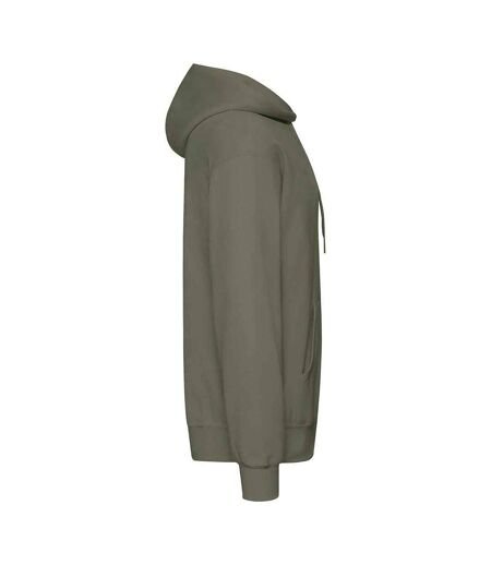 Sweat À Capuche Classic Adulte Olive Classique Fruit Of The Loom