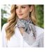 Foulard Polysatin INCA 60x60 cm – Carré Élégant Motif Ethnique-1