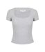 T-shirt Femme Gris Chiné Chiné Jack Wills-1
