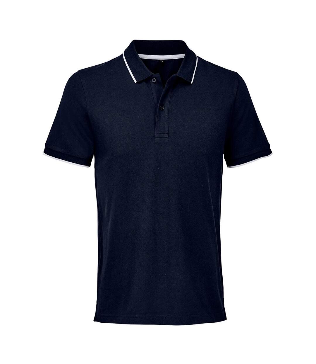 Polo Palermo Adulte Bleu Marine Français Blanc SOLS-1