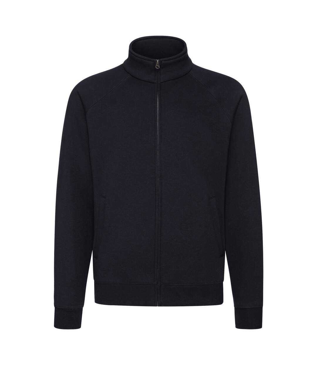 Mens premium sweat jacket deep navy Fruit of the Loom-1