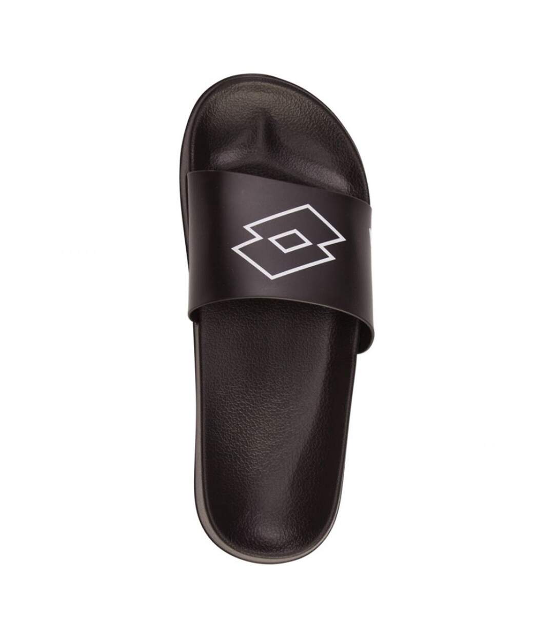 Claquettes Motif Logo Lathi Adulte Noir Lotto-3
