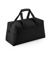 Bagbase Weekender Matte PU Duffle Bag (Black) (One Size)