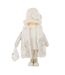 Statuette Fille en Tissu Sac 30cm Blanc Cassé-1