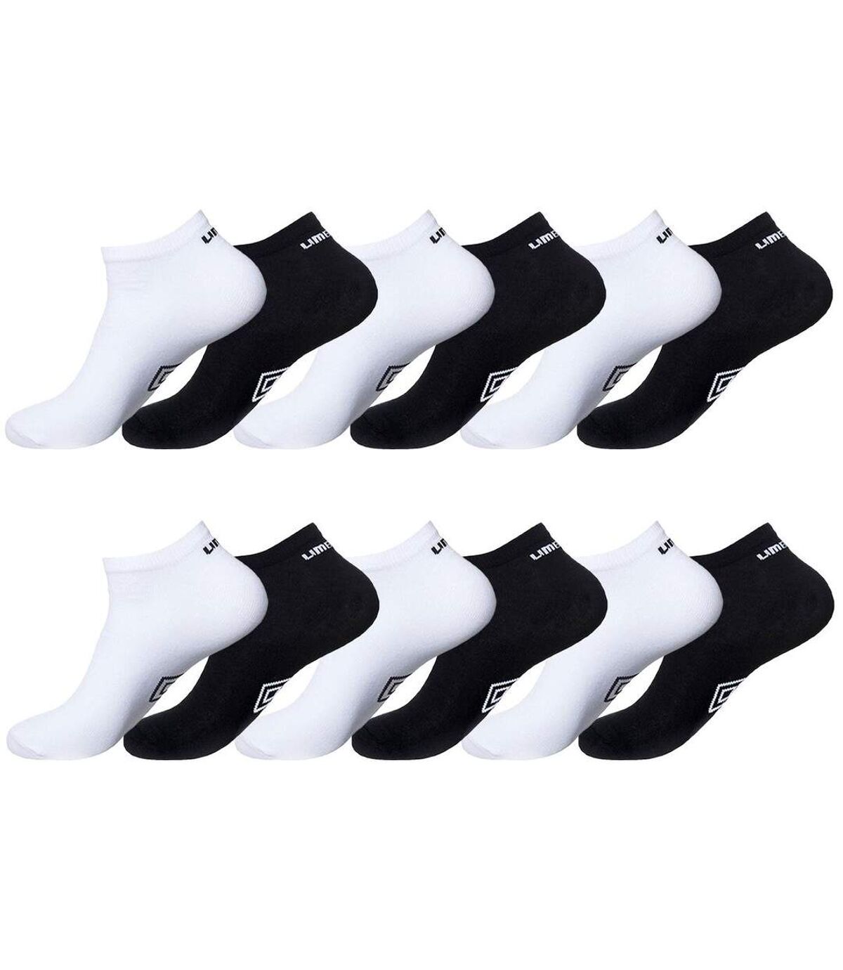 Chaussette Homme Coton - Lot de 12 - Socquettes Sportswear Homme, Respirantes, Confortables