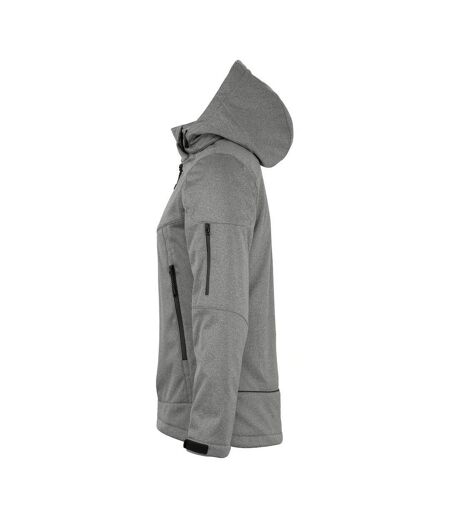 Womens/ladies Grayland Padded Jacket Anthracite Melange Clique